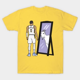 Tyrese Haliburton Mirror GOAT T-Shirt